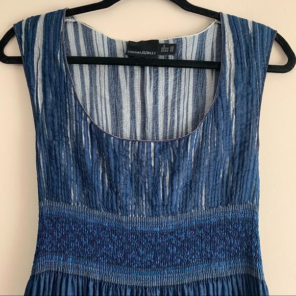 Cynthia Rowley • Drop Waist Ruched Dress - Picture 3 of 8